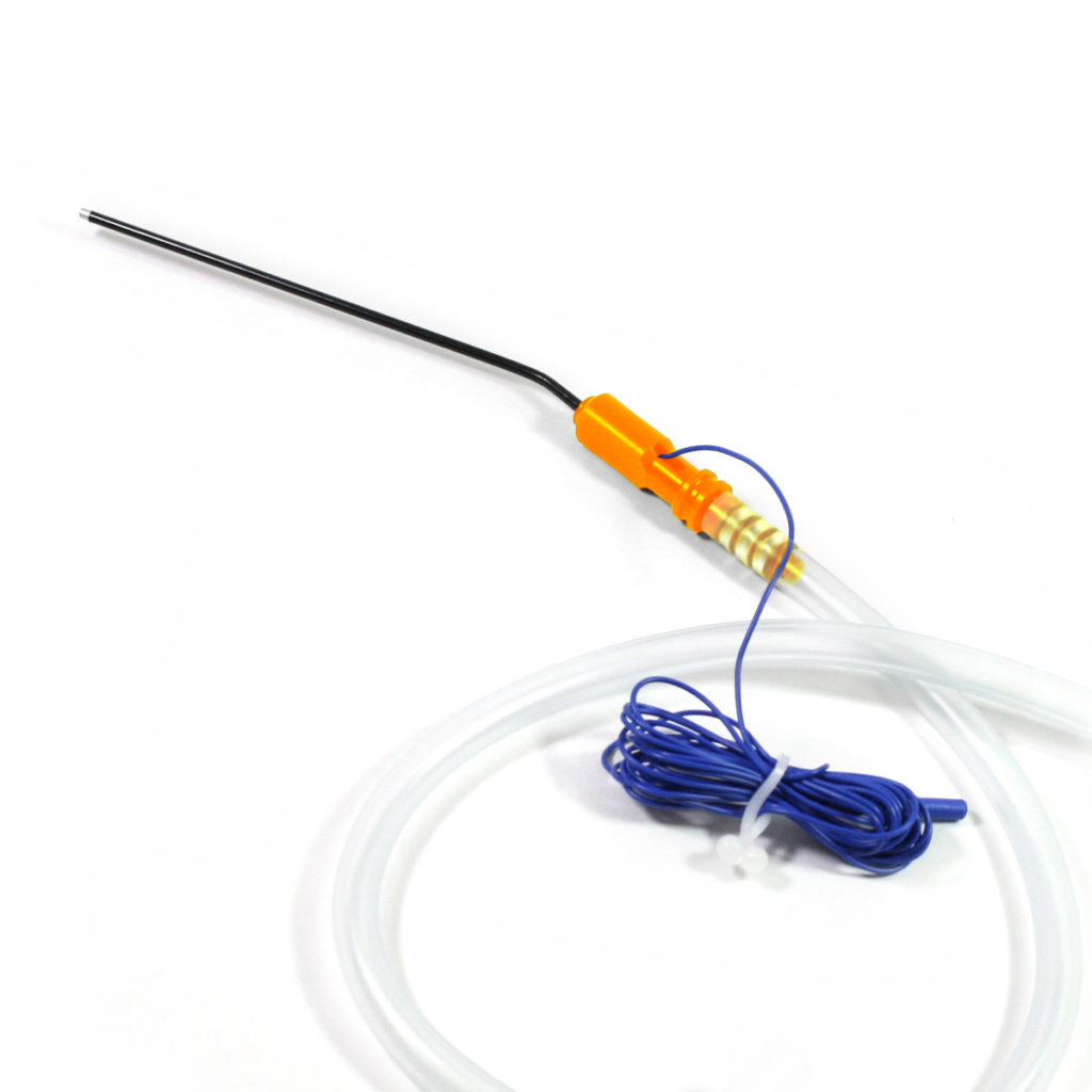 DryTouch Intraoperative Stimulation and Suction Probe. Universal DIN and suction connection.