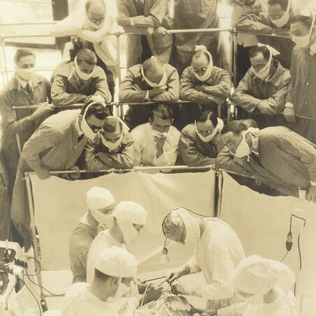 A TENSE MOMENT The Cushing Society gathers in Boston for its inaugural meeting, May, 1932 Image courtesy of AANS Cyber Museum A TENSE MOMENT The Cushing Society gathers in Boston for its inaugural meeting, May, 1932